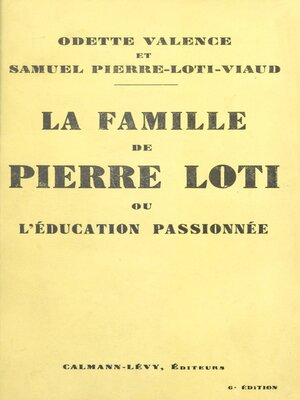 cover image of La famille de Pierre Loti